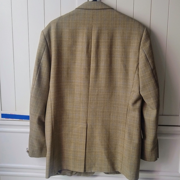 Alan Flusser Plaid Wool Sport Jacket 40R - Picture 2 of 8